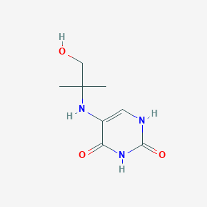 5-[(2-hydroxy-1,1-dimethylethyl)amino]pyrimidine-2,4(1H,3H)-dione
