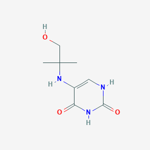 molecular formula C8H13N3O3 B6068885 5-[(2-hydroxy-1,1-dimethylethyl)amino]pyrimidine-2,4(1H,3H)-dione 