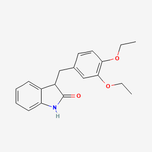 3-(3,4-diethoxybenzyl)-1,3-dihydro-2H-indol-2-one
