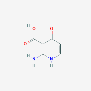 molecular formula C6H6N2O3 B060691 2-Amino-4-hydroxynicotinic acid CAS No. 166445-46-1