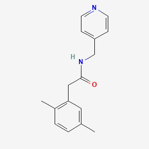 2-(2,5-dimethylphenyl)-N-(4-pyridinylmethyl)acetamide
