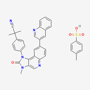 molecular formula C37H31N5O4S B606927 Dactolisib Tosylate CAS No. 1028385-32-1