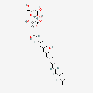 molecular formula C41H64O9 B606928 指状菌素 B CAS No. 146935-35-5