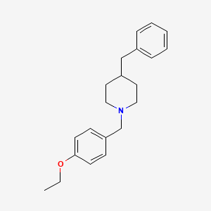 molecular formula C21H27NO B6069318 4-benzyl-1-(4-ethoxybenzyl)piperidine 