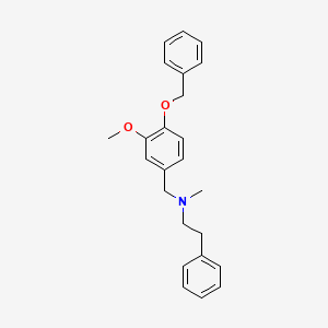 N-[4-(benzyloxy)-3-methoxybenzyl]-N-methyl-2-phenylethanamine