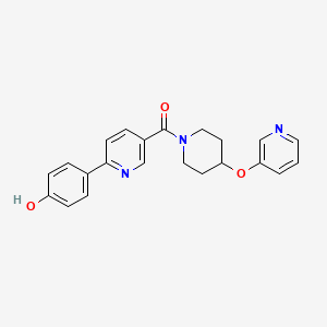 4-(5-{[4-(pyridin-3-yloxy)piperidin-1-yl]carbonyl}pyridin-2-yl)phenol