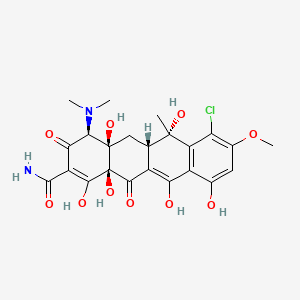 molecular formula C22H23ClN2O10 B606933 指环菌酮 CAS No. 110298-64-1