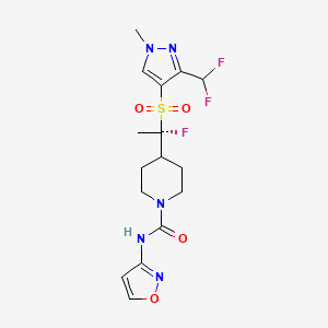 molecular formula C16H20F3N5O4S B606936 Danicamtiv CAS No. 1970972-74-7