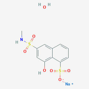 sodium 8-hydroxy-6-[(methylamino)sulfonyl]-1-naphthalenesulfonate hydrate