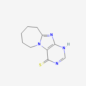 7,8,9,10-tetrahydro-3H-azepino[2,1-f]purine-4(6H)-thione