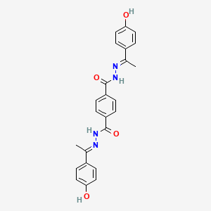 N'~1~,N'~4~-bis[1-(4-hydroxyphenyl)ethylidene]terephthalohydrazide