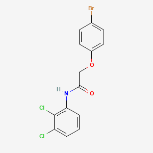 molecular formula C14H10BrCl2NO2 B6069599 2-(4-bromophenoxy)-N-(2,3-dichlorophenyl)acetamide 