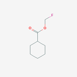 molecular formula C8H13FO2 B060696 Fluoromethyl Cyclohexanecarboxylate CAS No. 166331-85-7