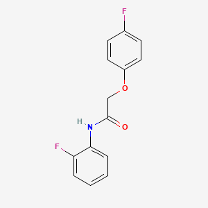 2-(4-fluorophenoxy)-N-(2-fluorophenyl)acetamide