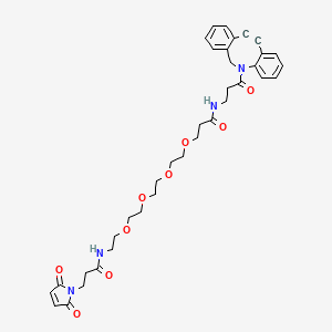 molecular formula C36H42N4O9 B606965 DBCO-PEG4-马来酰亚胺 CAS No. 1480516-75-3