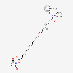 molecular formula C34H39N3O10 B606967 DBCO-PEG4-NHS酯 CAS No. 1427004-19-0