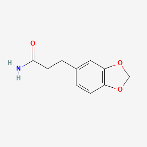 molecular formula C10H11NO3 B6069859 3-(1,3-benzodioxol-5-yl)propanamide CAS No. 20799-84-2