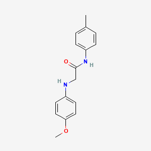 N~2~-(4-methoxyphenyl)-N~1~-(4-methylphenyl)glycinamide