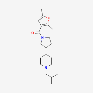 4-[1-(2,5-dimethyl-3-furoyl)-3-pyrrolidinyl]-1-isobutylpiperidine