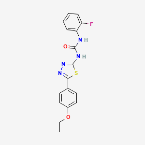 N-[5-(4-ethoxyphenyl)-1,3,4-thiadiazol-2-yl]-N'-(2-fluorophenyl)urea