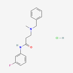 N~3~-benzyl-N~1~-(3-fluorophenyl)-N~3~-methyl-beta-alaninamide hydrochloride