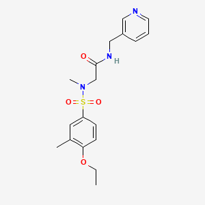 N~2~-[(4-ethoxy-3-methylphenyl)sulfonyl]-N~2~-methyl-N~1~-(3-pyridinylmethyl)glycinamide