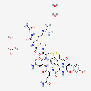 molecular formula C48H74N14O17S2 B607070 醋酸去氨加压素三水合物 CAS No. 62357-86-2