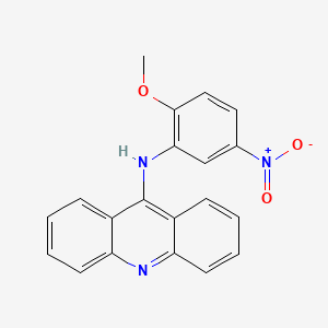 molecular formula C20H15N3O3 B6070883 N-(2-methoxy-5-nitrophenyl)-9-acridinamine 