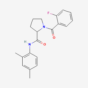 N-(2,4-dimethylphenyl)-1-(2-fluorobenzoyl)prolinamide