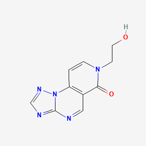 molecular formula C10H9N5O2 B6071025 7-(2-hydroxyethyl)pyrido[3,4-e][1,2,4]triazolo[1,5-a]pyrimidin-6(7H)-one 