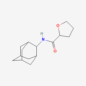 molecular formula C15H23NO2 B6071147 N-2-adamantyltetrahydro-2-furancarboxamide 