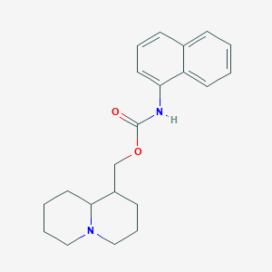molecular formula C21H26N2O2 B6071299 octahydro-2H-quinolizin-1-ylmethyl 1-naphthylcarbamate 