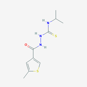 N-isopropyl-2-[(5-methyl-3-thienyl)carbonyl]hydrazinecarbothioamide