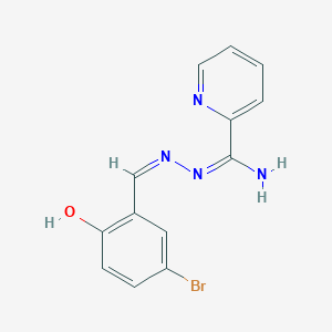 N'-(5-bromo-2-hydroxybenzylidene)-2-pyridinecarboximidohydrazide