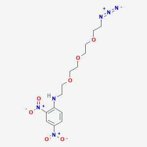 molecular formula C14H20N6O7 B607166 DNP-PEG3-叠氮化物 CAS No. 951671-87-7