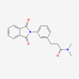 3-[3-(1,3-dioxo-1,3-dihydro-2H-isoindol-2-yl)phenyl]-N,N-dimethylpropanamide