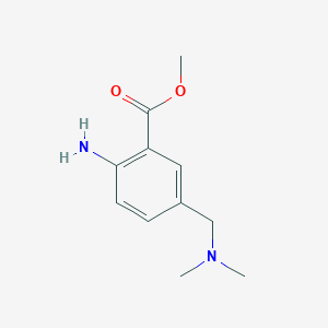 molecular formula C11H16N2O2 B060721 Methyl 2-amino-5-[(dimethylamino)methyl]benzoate CAS No. 169044-92-2