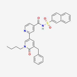 molecular formula C32H29N3O4S B607224 SERCA2a 激活剂 1 CAS No. 2139330-34-8