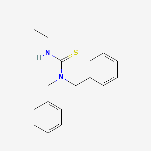 molecular formula C18H20N2S B6072268 N'-烯丙基-N,N-二苄基硫脲 CAS No. 64574-67-0