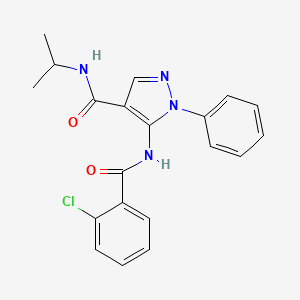5-[(2-chlorobenzoyl)amino]-N-isopropyl-1-phenyl-1H-pyrazole-4-carboxamide