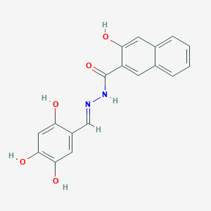 molecular formula C18H14N2O5 B607236 Dyngo-4a CAS No. 1256493-34-1