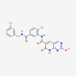 molecular formula C23H17Cl2N5O4 B607237 Mirk-IN-1 CAS No. 1386979-55-0