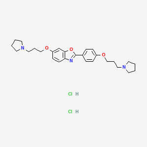 molecular formula C27H37Cl2N3O3 B607247 E6446 (dihydrochloride) CAS No. 1345675-25-3