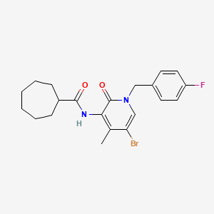 molecular formula C21H24BrFN2O2 B607264 Ec2la CAS No. 2244579-87-9
