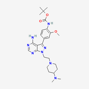 molecular formula C26H38N8O3 B607266 eCF506 CAS No. 1914078-41-3