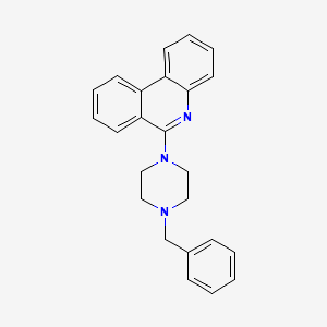 6-(4-benzyl-1-piperazinyl)phenanthridine