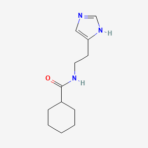 N-[2-(1H-imidazol-4-yl)ethyl]cyclohexanecarboxamide