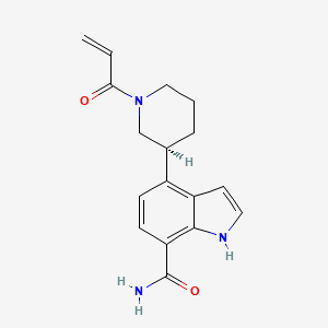 molecular formula C17H19N3O2 B607293 艾布鲁替尼 CAS No. 1643570-24-4