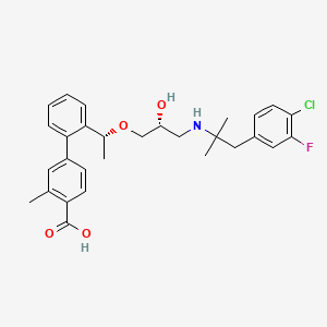 molecular formula C29H33ClFNO4 B607308 恩卡莱瑞 CAS No. 787583-71-5