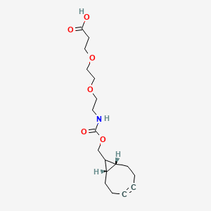 molecular formula C18H27NO6 B607313 endo-BCN-PEG2-酸 CAS No. 1993134-72-7